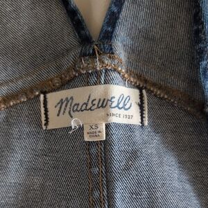 Madewell Blue Denim Overalls